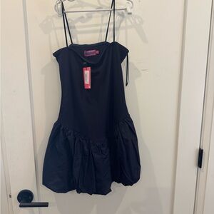 Edikted Black Strapless Dress